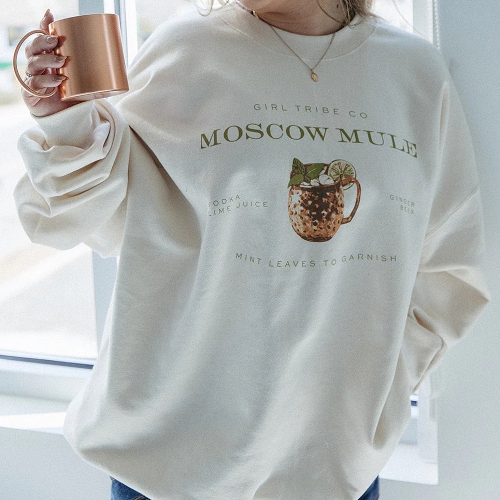 Moscow mule crew neck